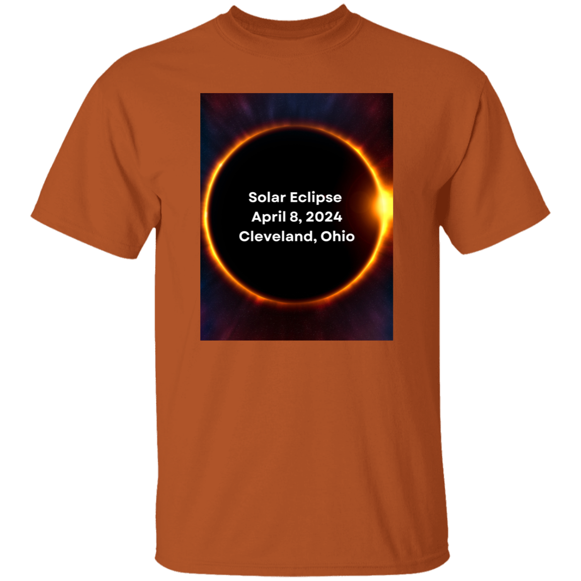 T-Shirt Solar Eclipse April 8 2024 Cleveland, Ohio