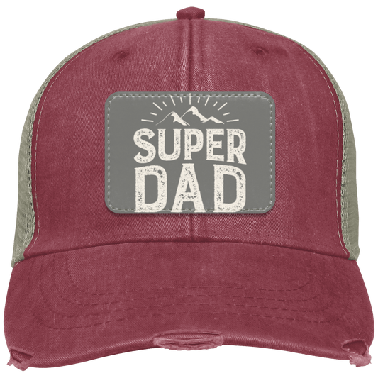 SUPER DAD - Distressed Ollie Cap