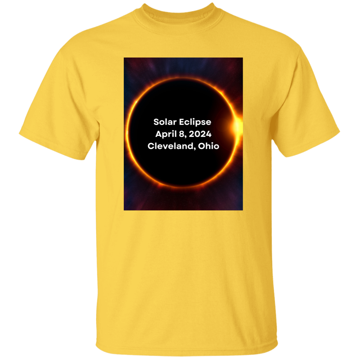 T-Shirt Solar Eclipse April 8 2024 Cleveland, Ohio