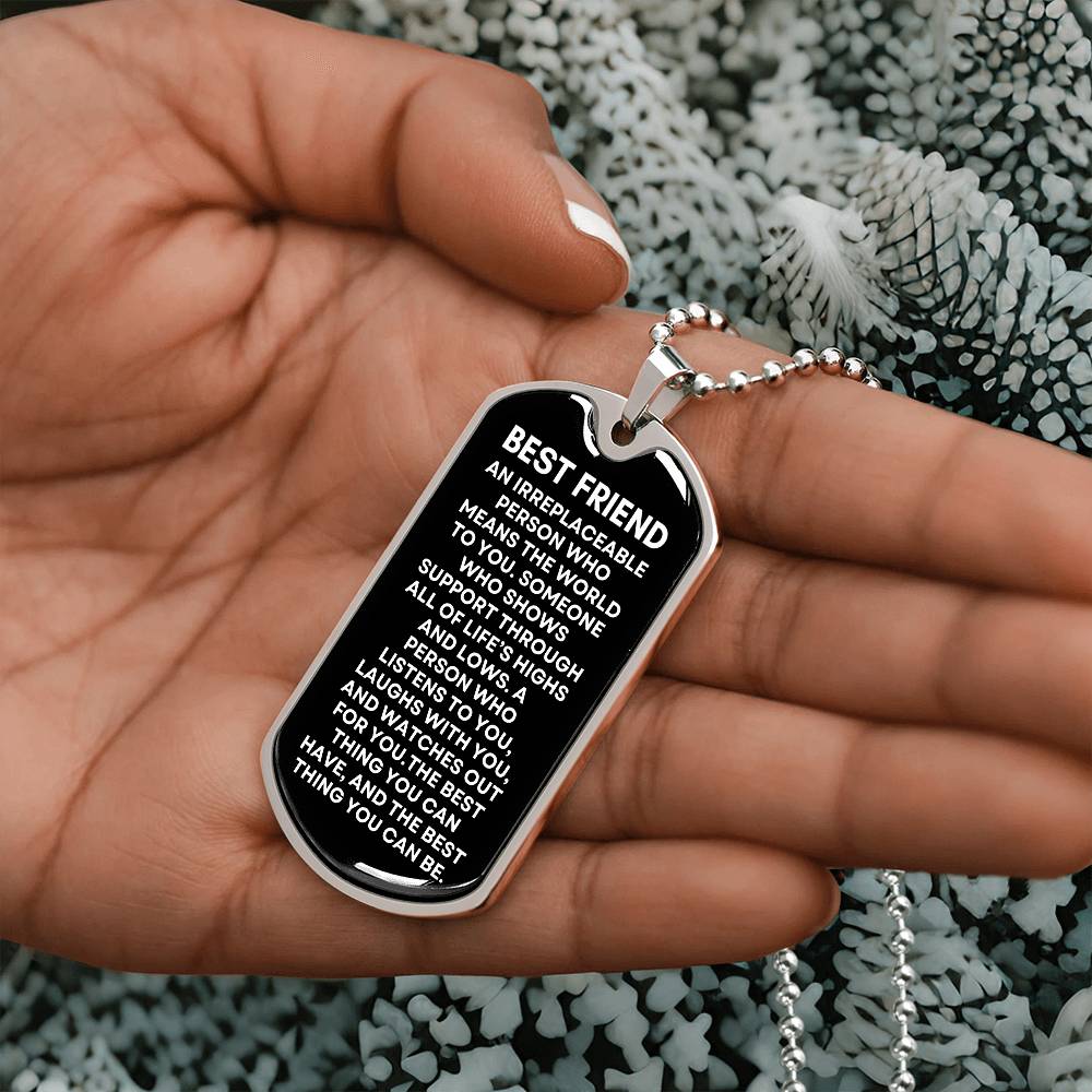 Best Friend - Military Dog Tag & Chain
