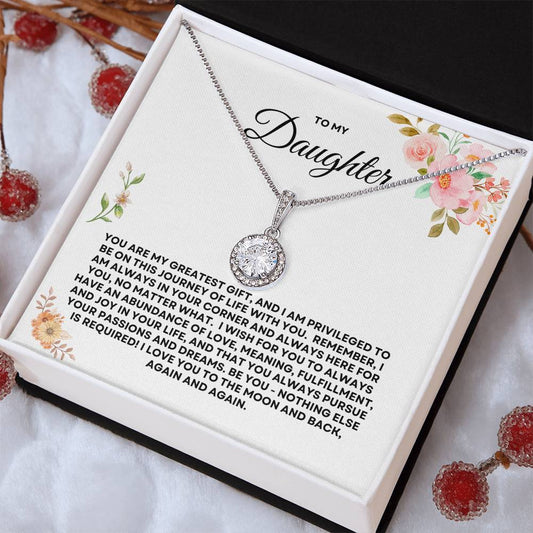 To My Daughter - Stunning Eternal Hope Necklace