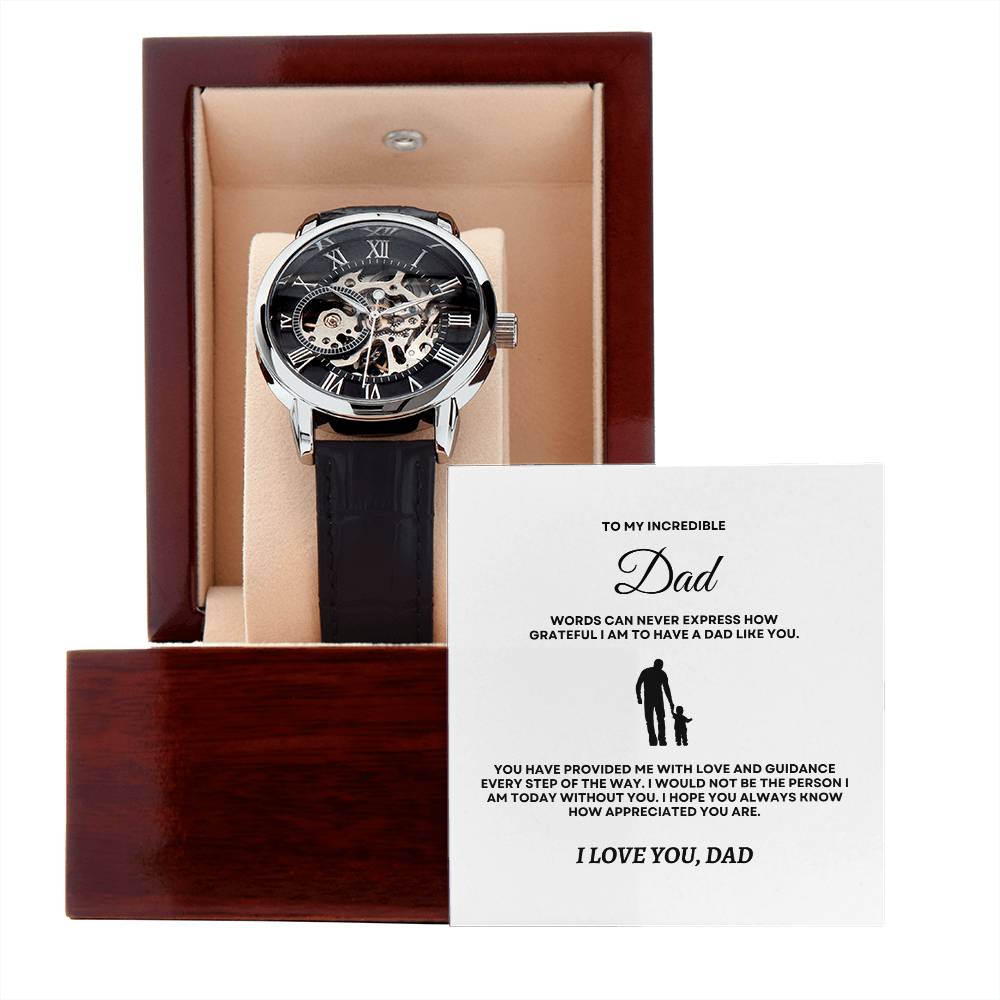 To My Incredible Dad - Watch (Openwork)