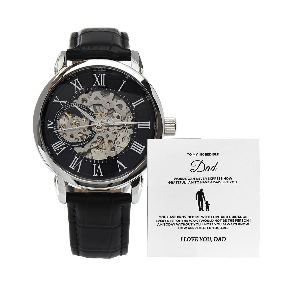 To My Incredible Dad - Watch (Openwork)