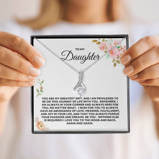 To My Daughter - Alluring Beauty Necklace
