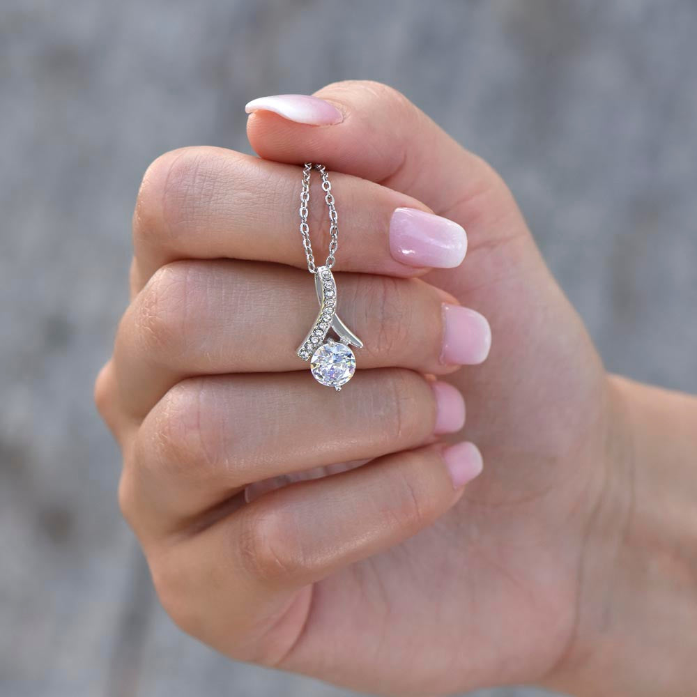 To My Amazing & Beautiful Mom - Alluring Beauty Necklace