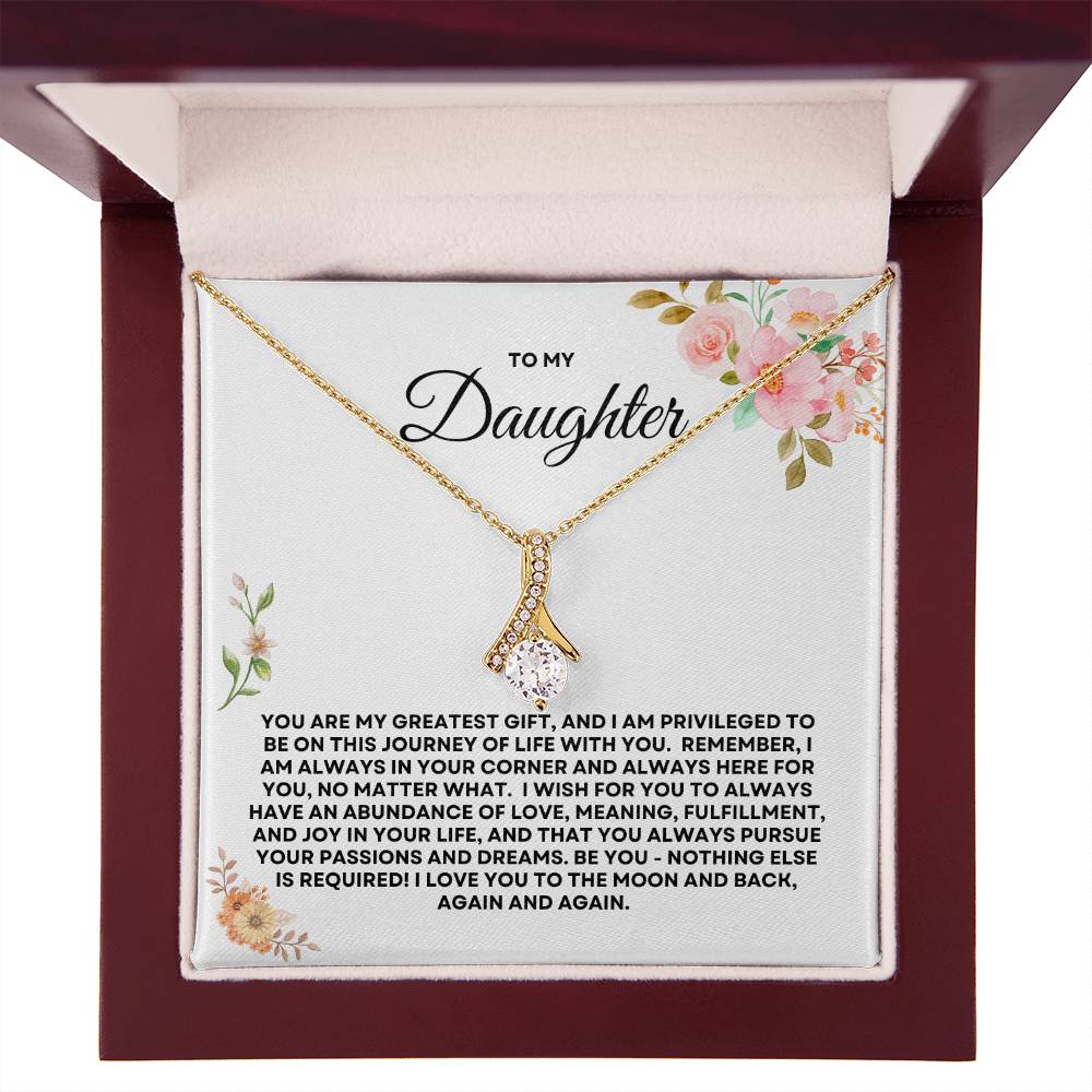 To My Daughter - Alluring Beauty Necklace