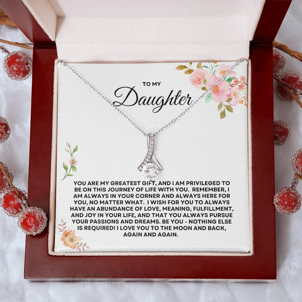 To My Daughter - Alluring Beauty Necklace