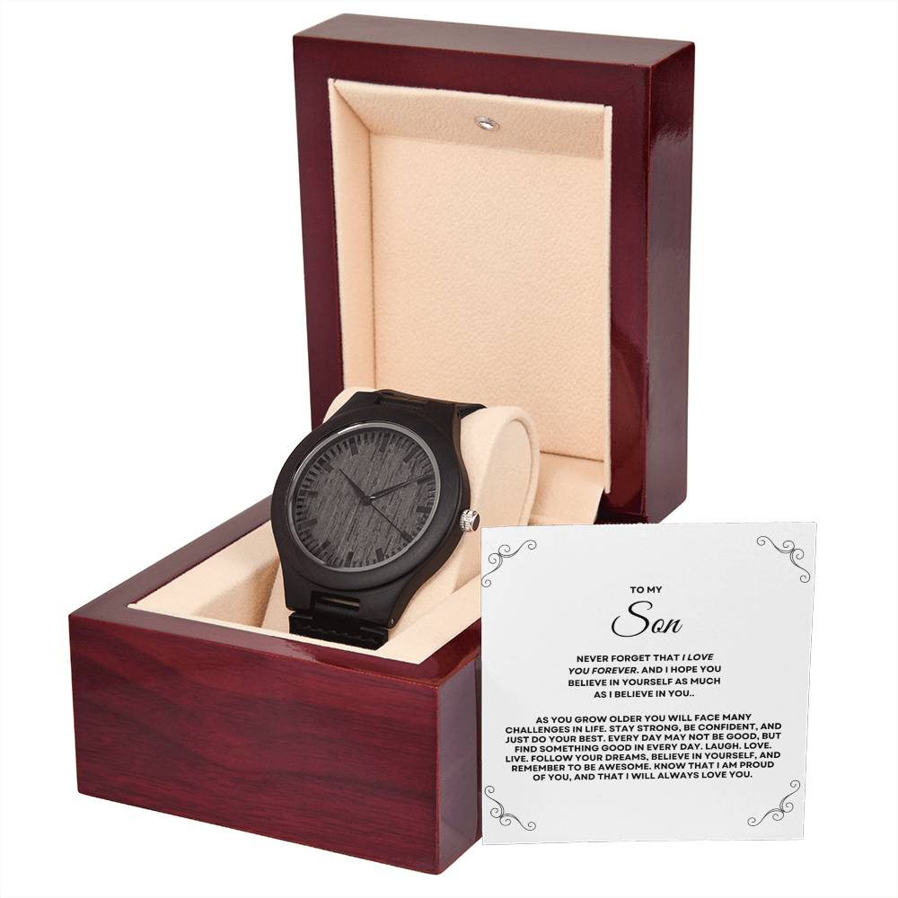My Son - Wooden Watch