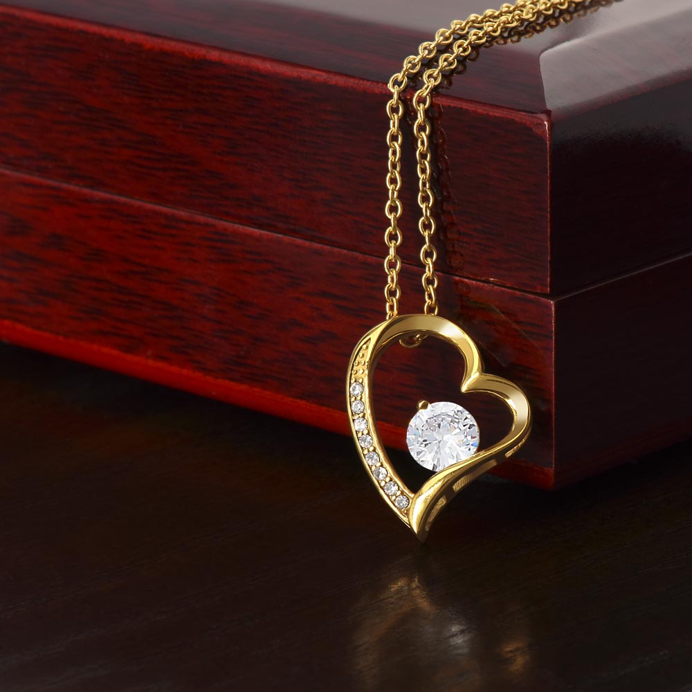 Beautiful Forever Love Heart Necklace