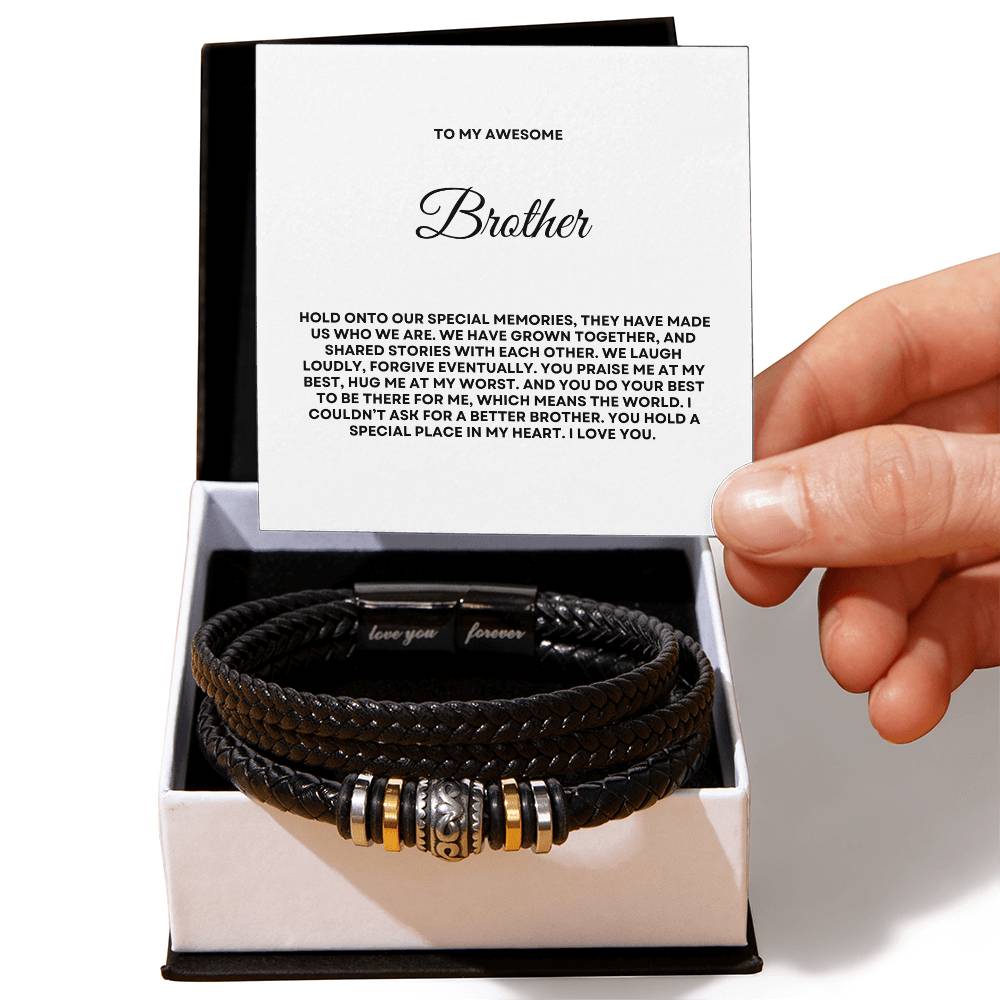 Awesome Brother - Love You Forever Bracelet