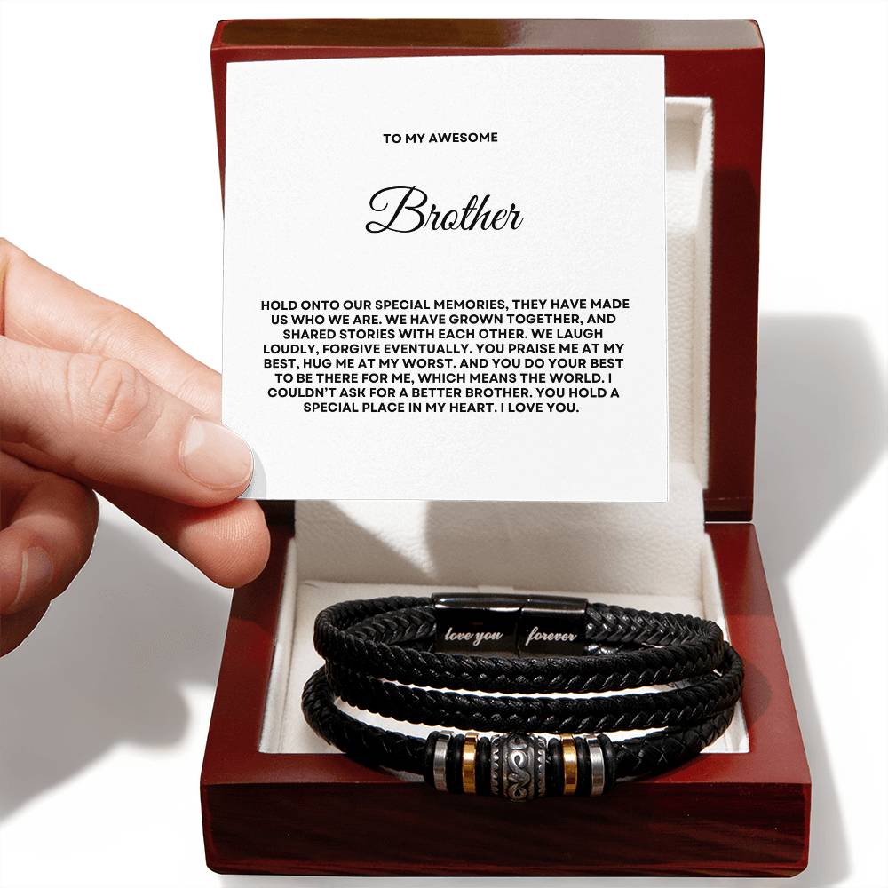 Awesome Brother - Love You Forever Bracelet