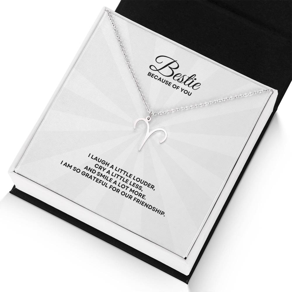 Bestie - Zodiac Symbol Necklace