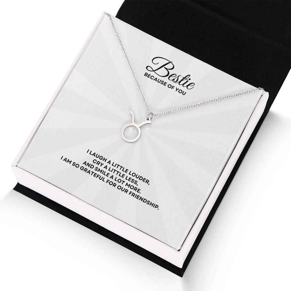 Bestie - Zodiac Symbol Necklace