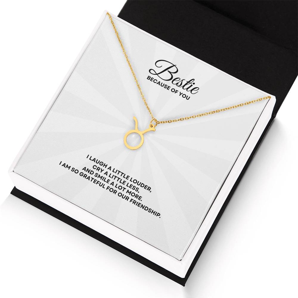 Bestie - Zodiac Symbol Necklace
