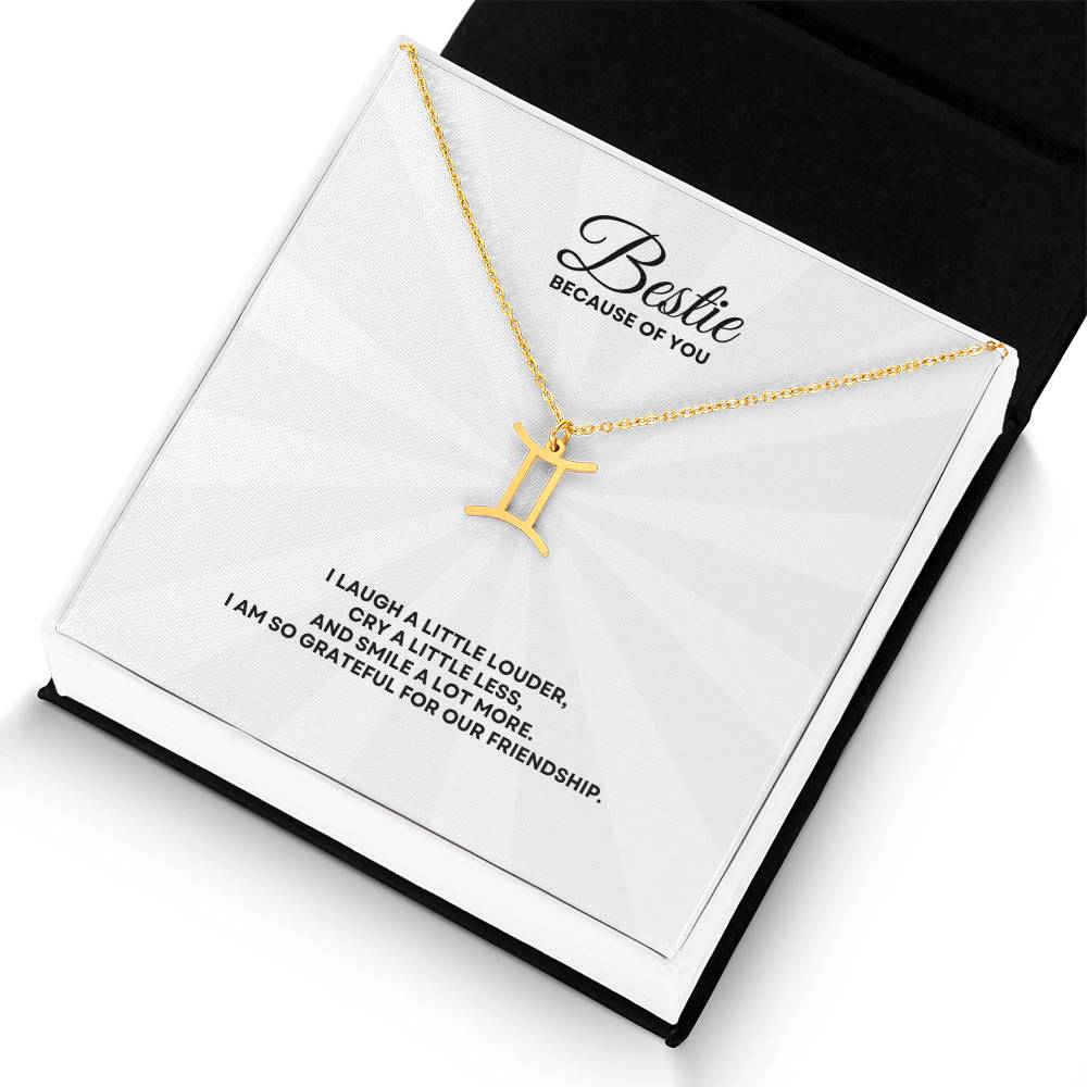 Bestie - Zodiac Symbol Necklace