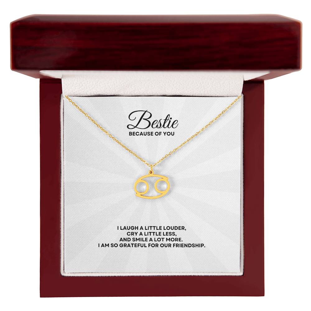Bestie - Zodiac Symbol Necklace