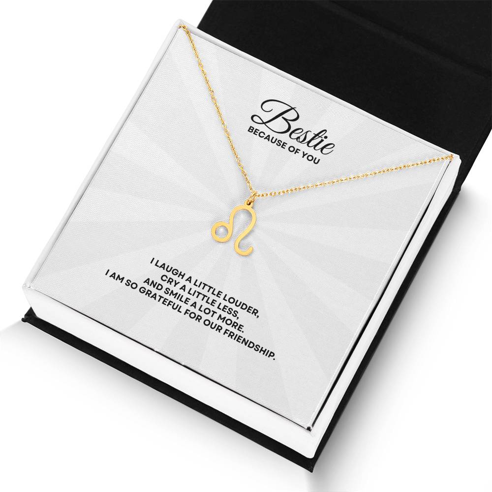 Bestie - Zodiac Symbol Necklace