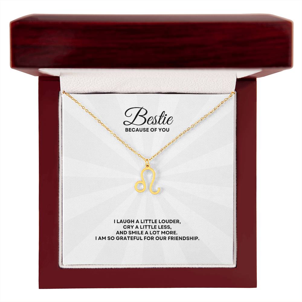 Bestie - Zodiac Symbol Necklace