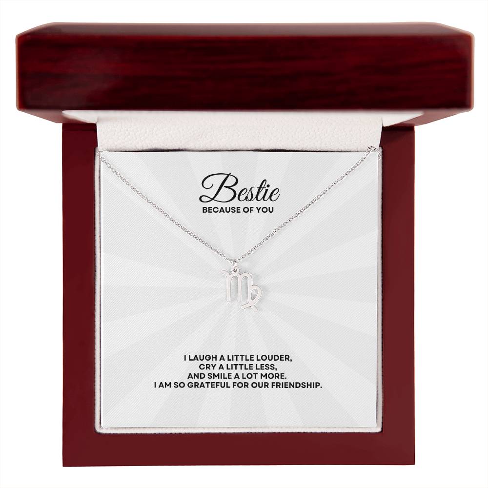 Bestie - Zodiac Symbol Necklace