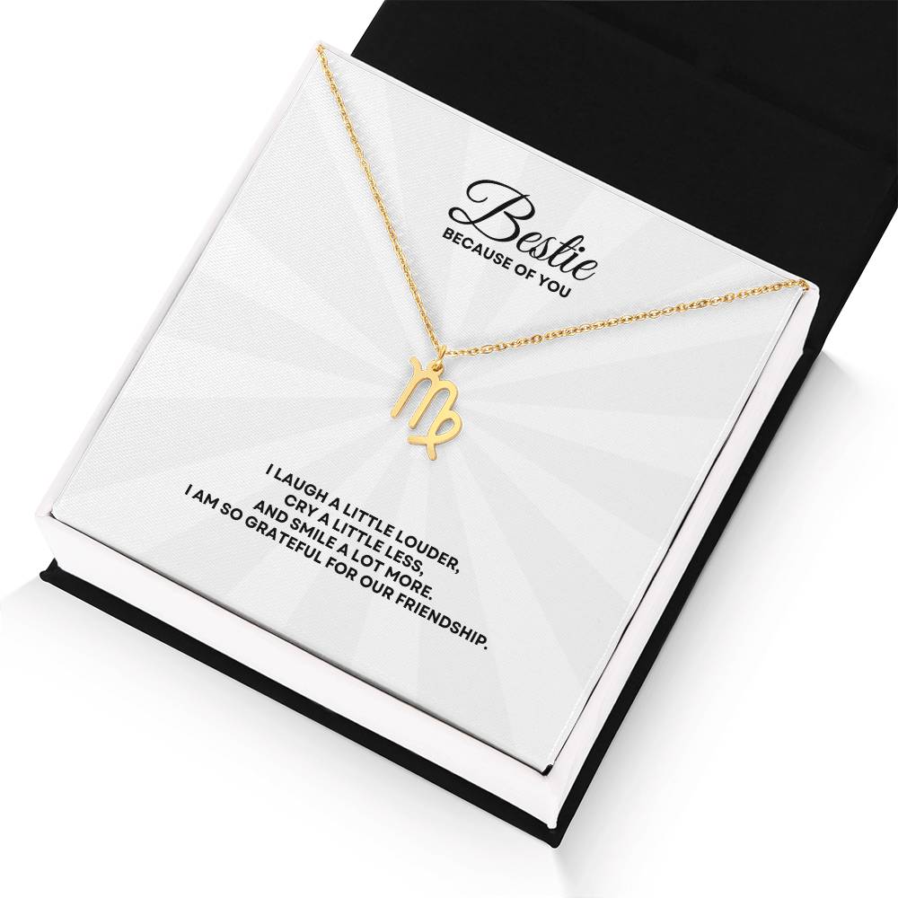 Bestie - Zodiac Symbol Necklace