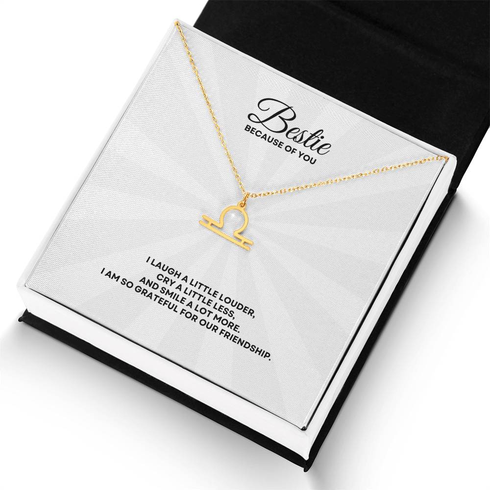 Bestie - Zodiac Symbol Necklace