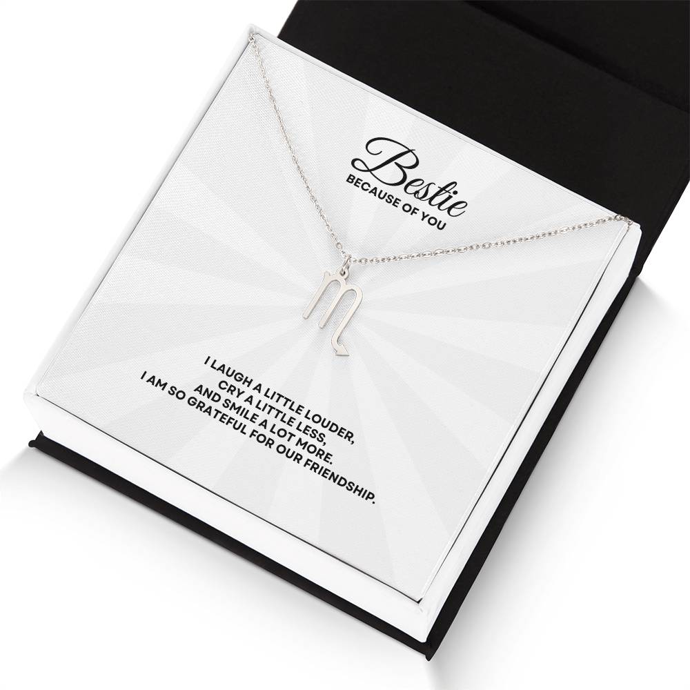 Bestie - Zodiac Symbol Necklace