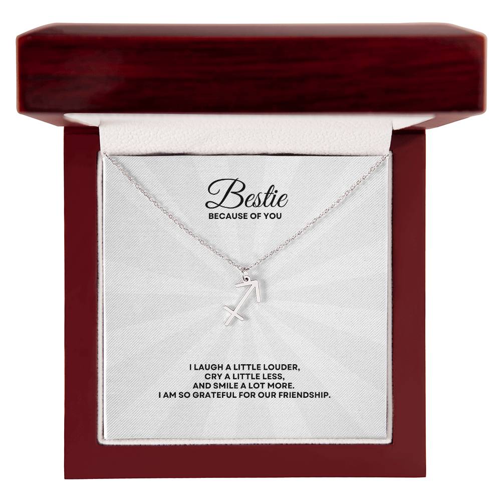 Bestie - Zodiac Symbol Necklace