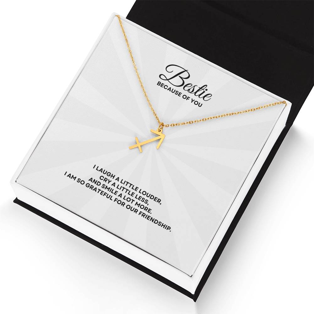 Bestie - Zodiac Symbol Necklace