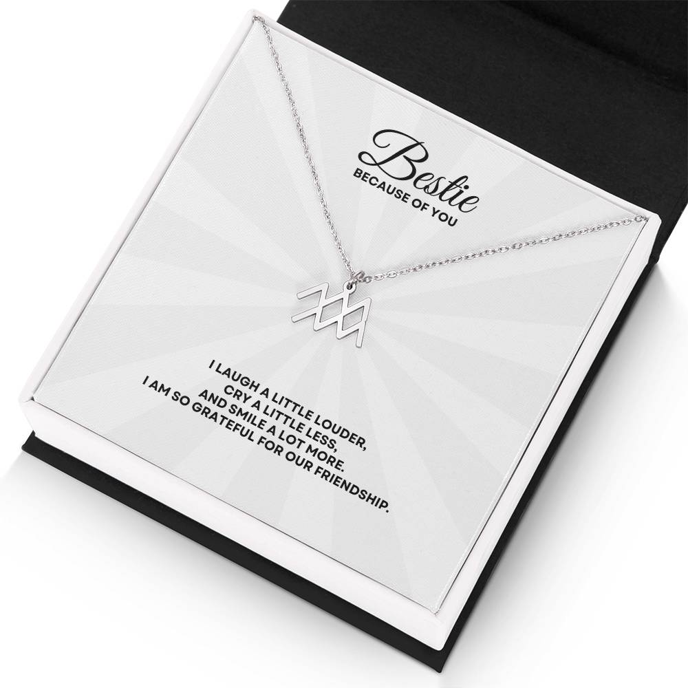 Bestie - Zodiac Symbol Necklace