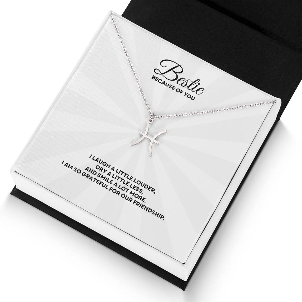 Bestie - Zodiac Symbol Necklace