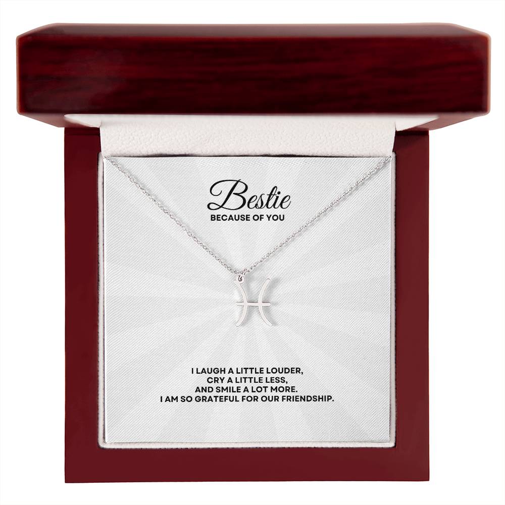 Bestie - Zodiac Symbol Necklace