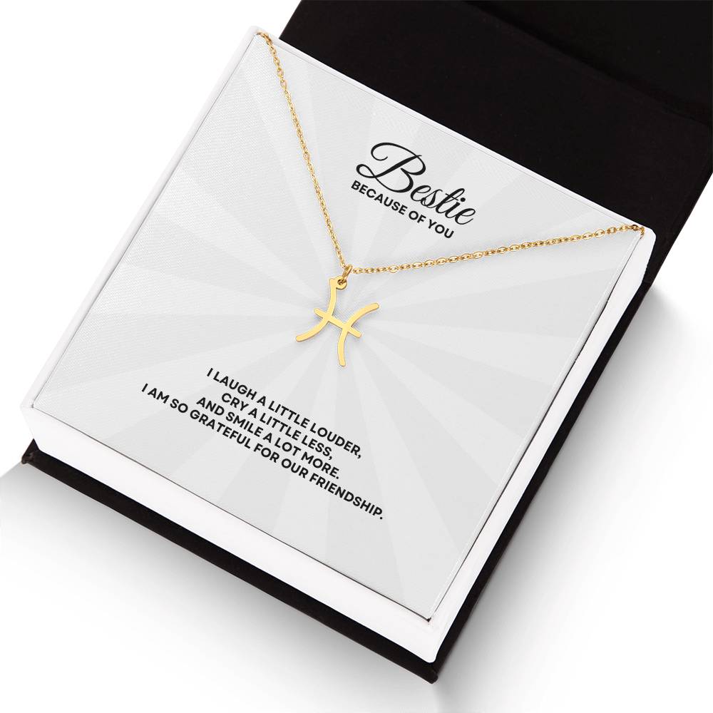 Bestie - Zodiac Symbol Necklace