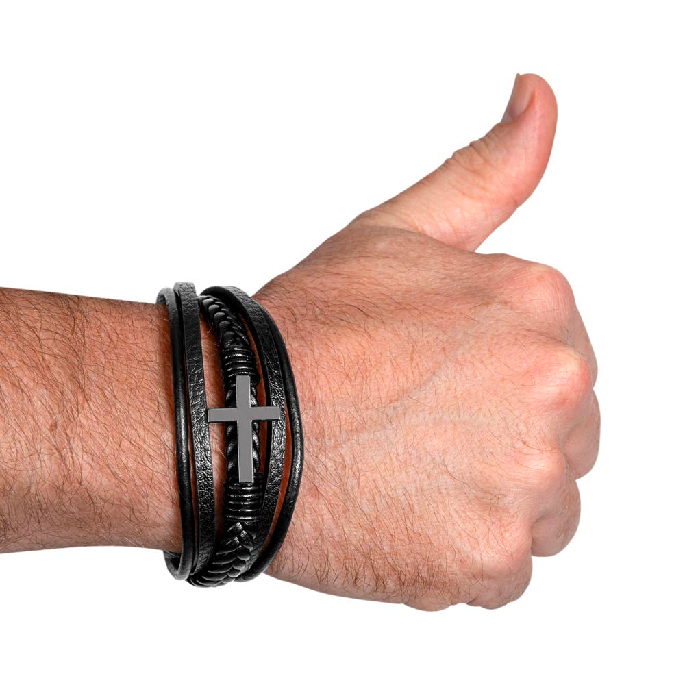 To My Incredible Dad - Cross Bracelet
