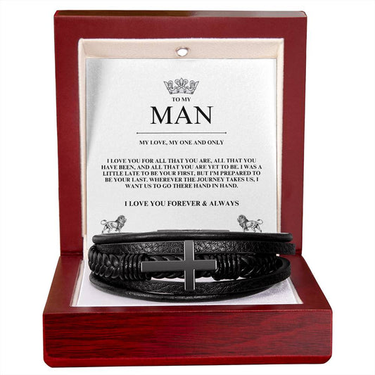 To My Man - Cross Bracelet