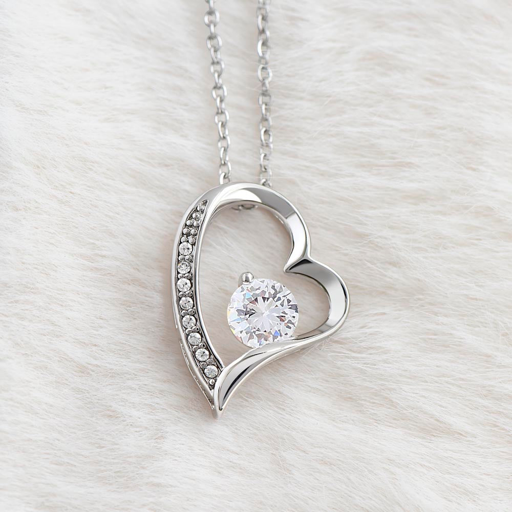To My Amazing & Beautiful Mom - Forever Love Necklace