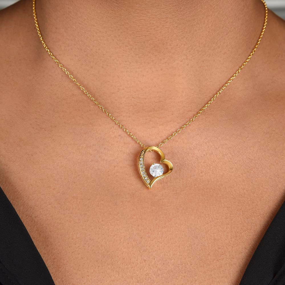 To My Amazing & Beautiful Mom - Forever Love Necklace