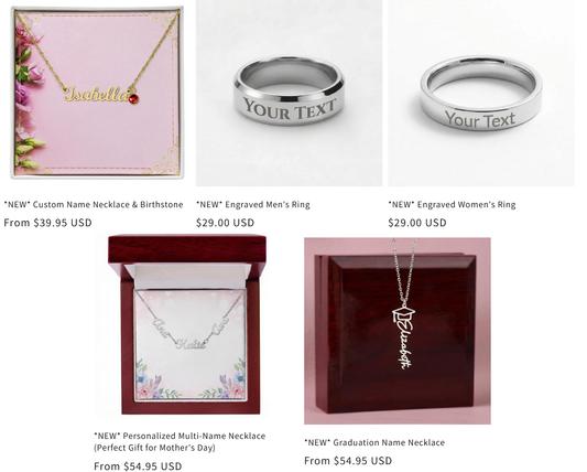 *NEW ITEMS* SPRING 2026