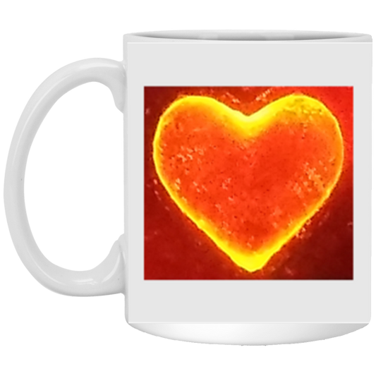 Mug with Heart Ablaze