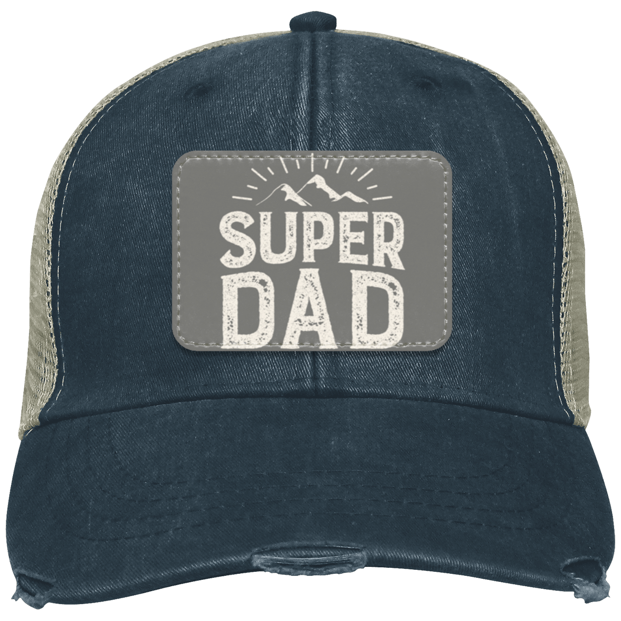 SUPER DAD - Distressed Ollie Cap