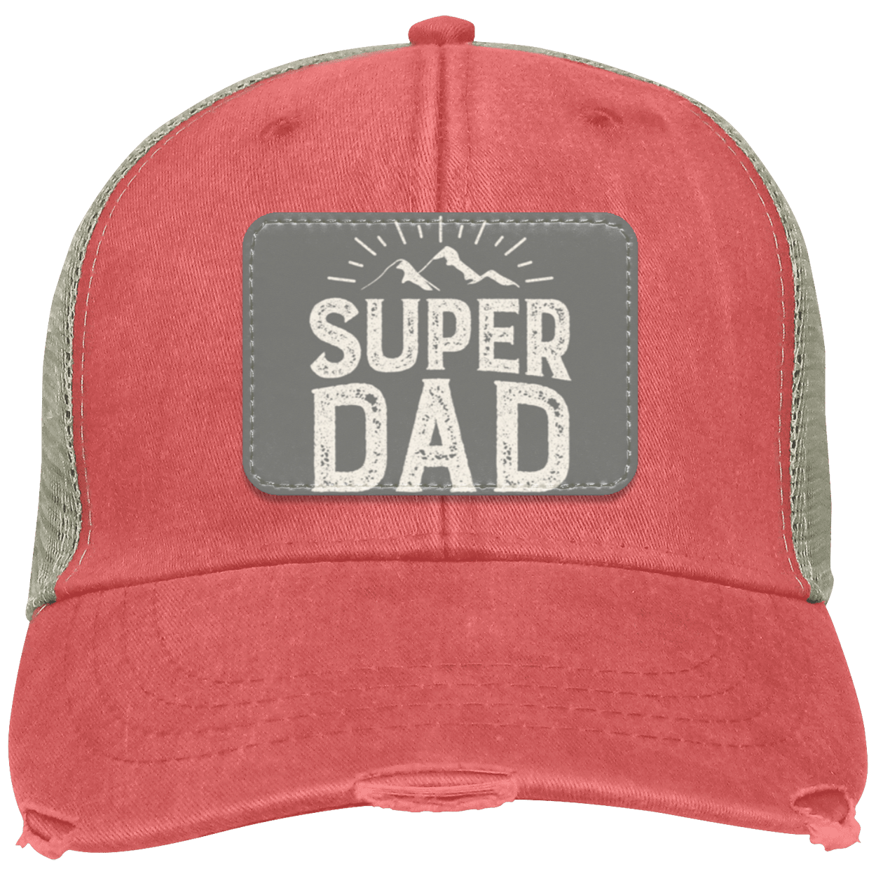 SUPER DAD - Distressed Ollie Cap