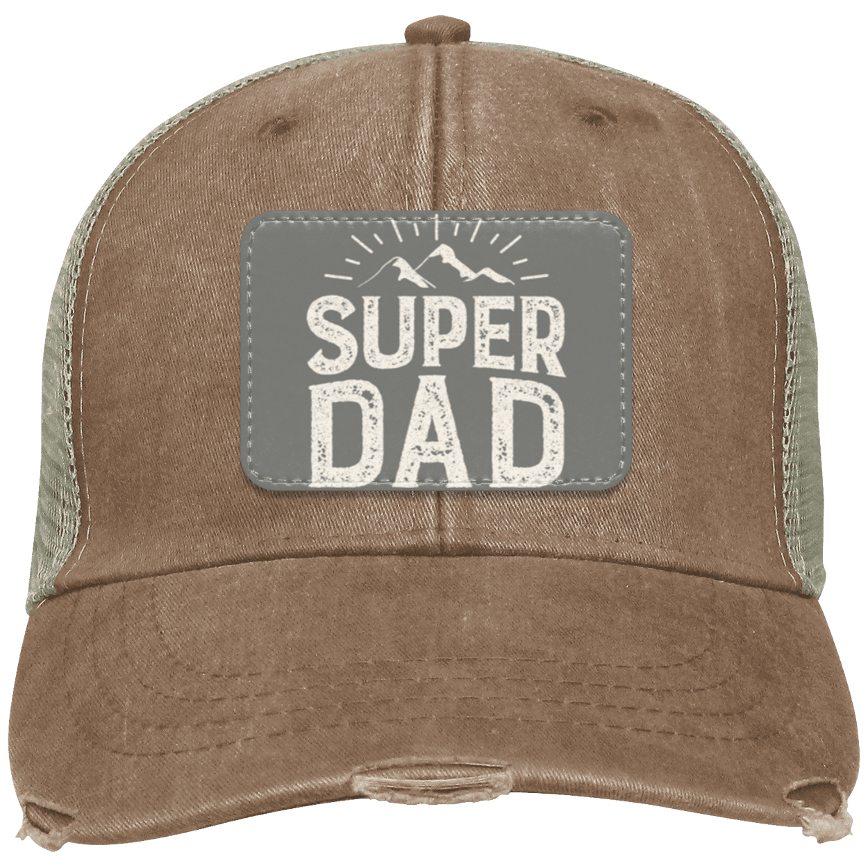 SUPER DAD - Distressed Ollie Cap