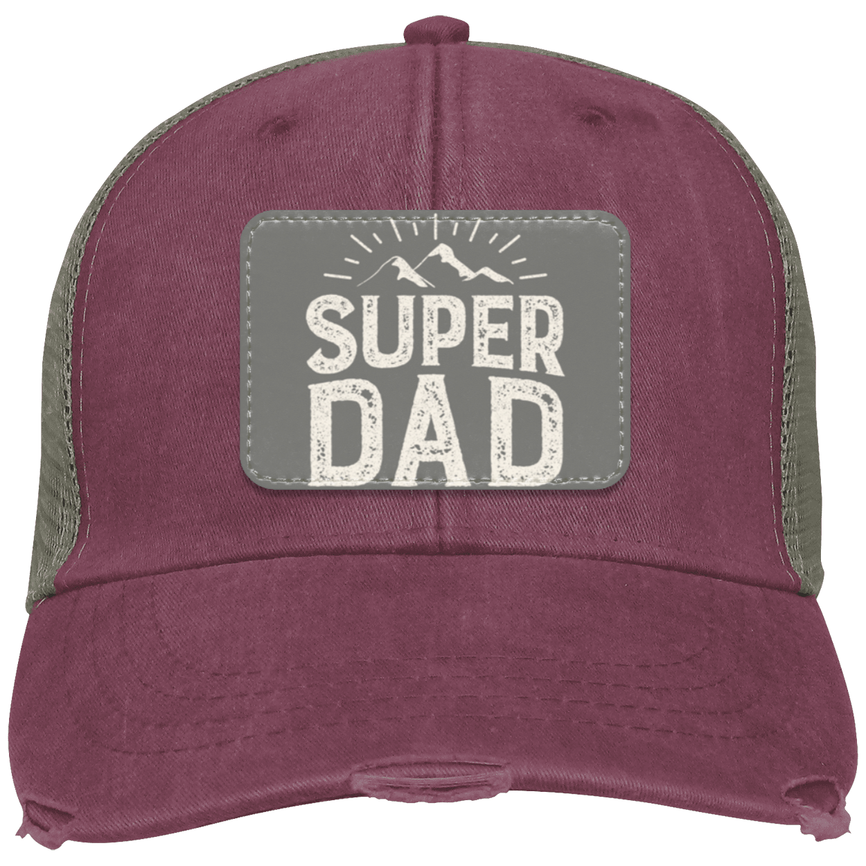 SUPER DAD - Distressed Ollie Cap