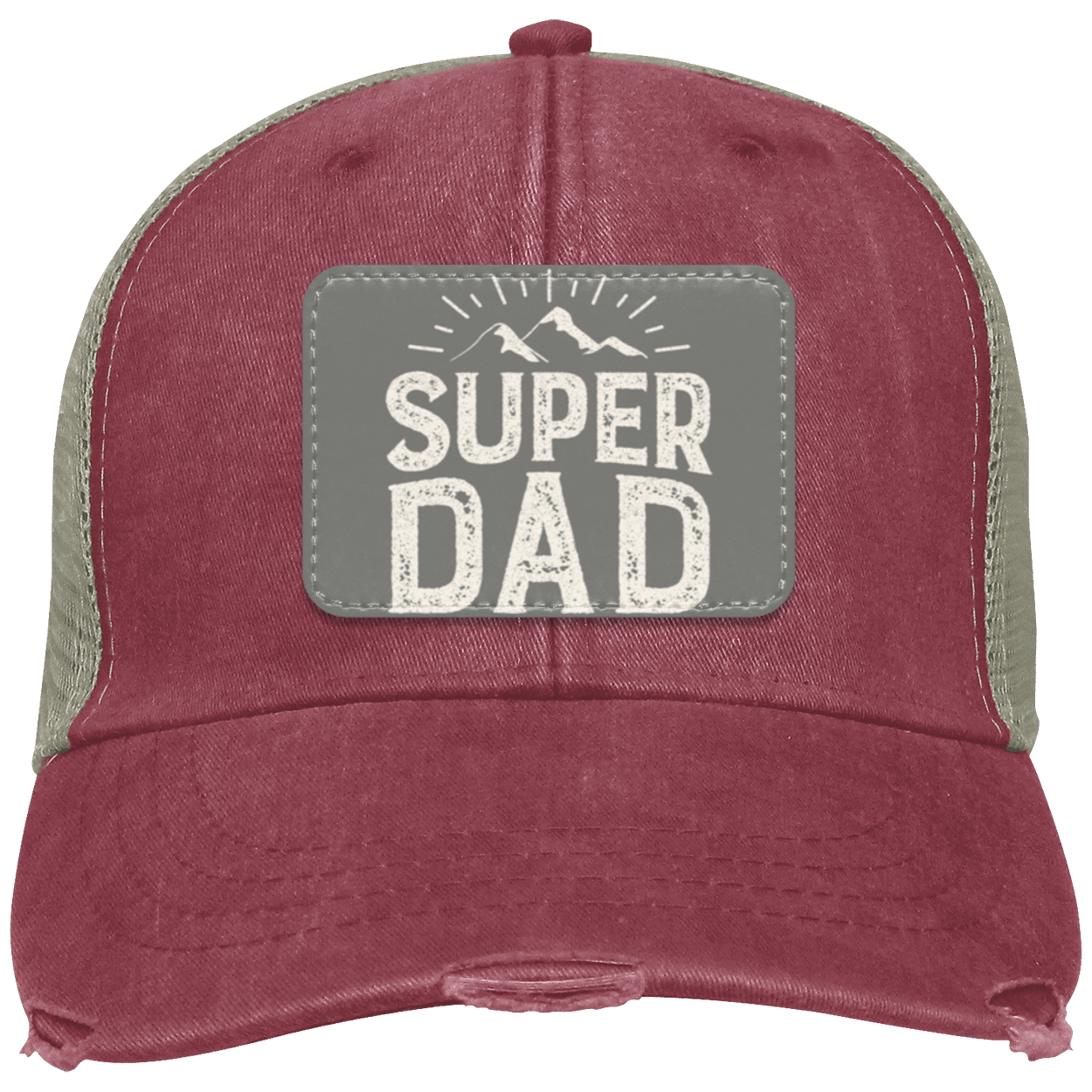 SUPER DAD - Distressed Ollie Cap