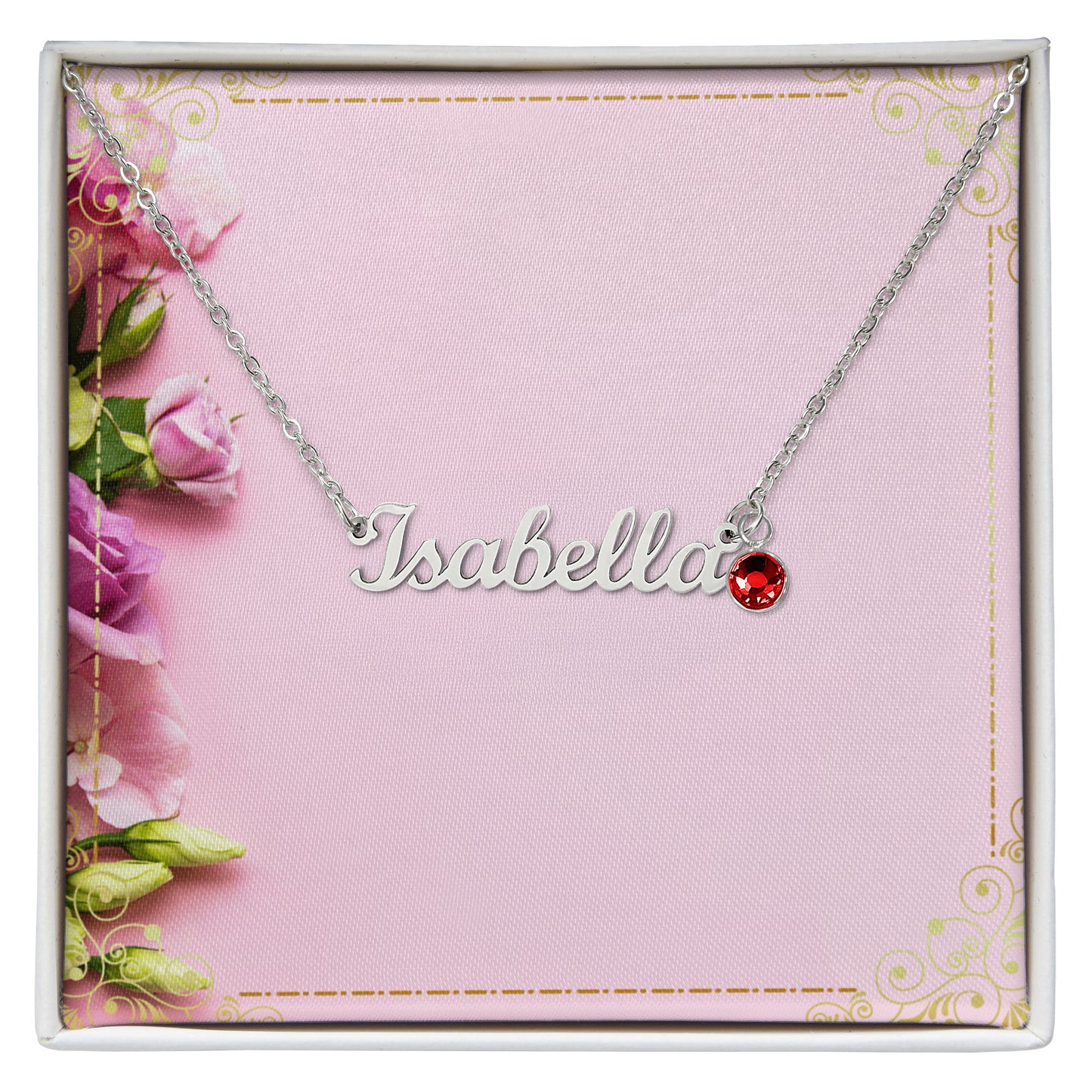 *NEW* Custom Name Necklace & Birthstone