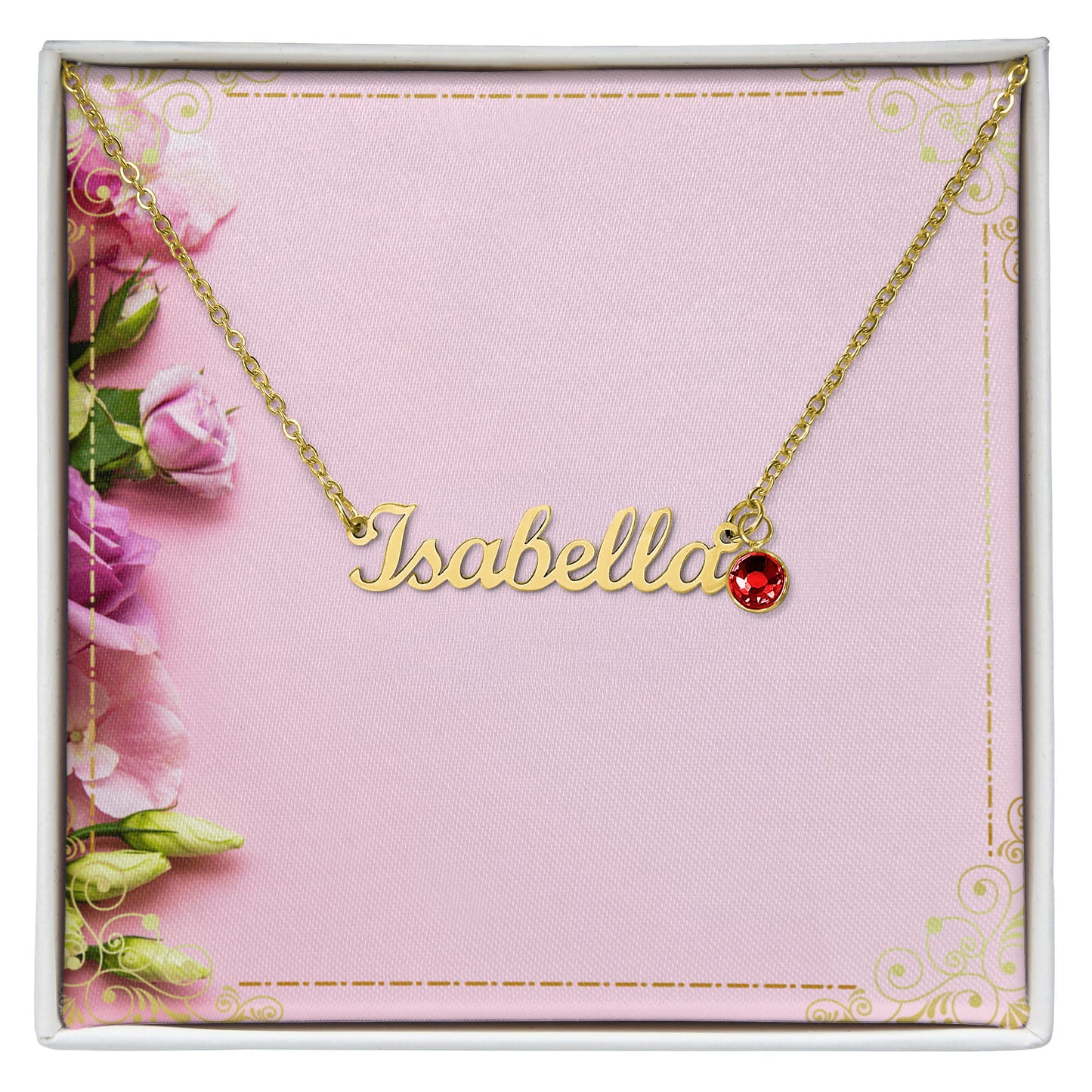 *NEW* Custom Name Necklace & Birthstone