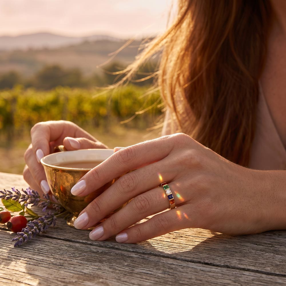 *NEW* Women's Stackable Birthstone Ring