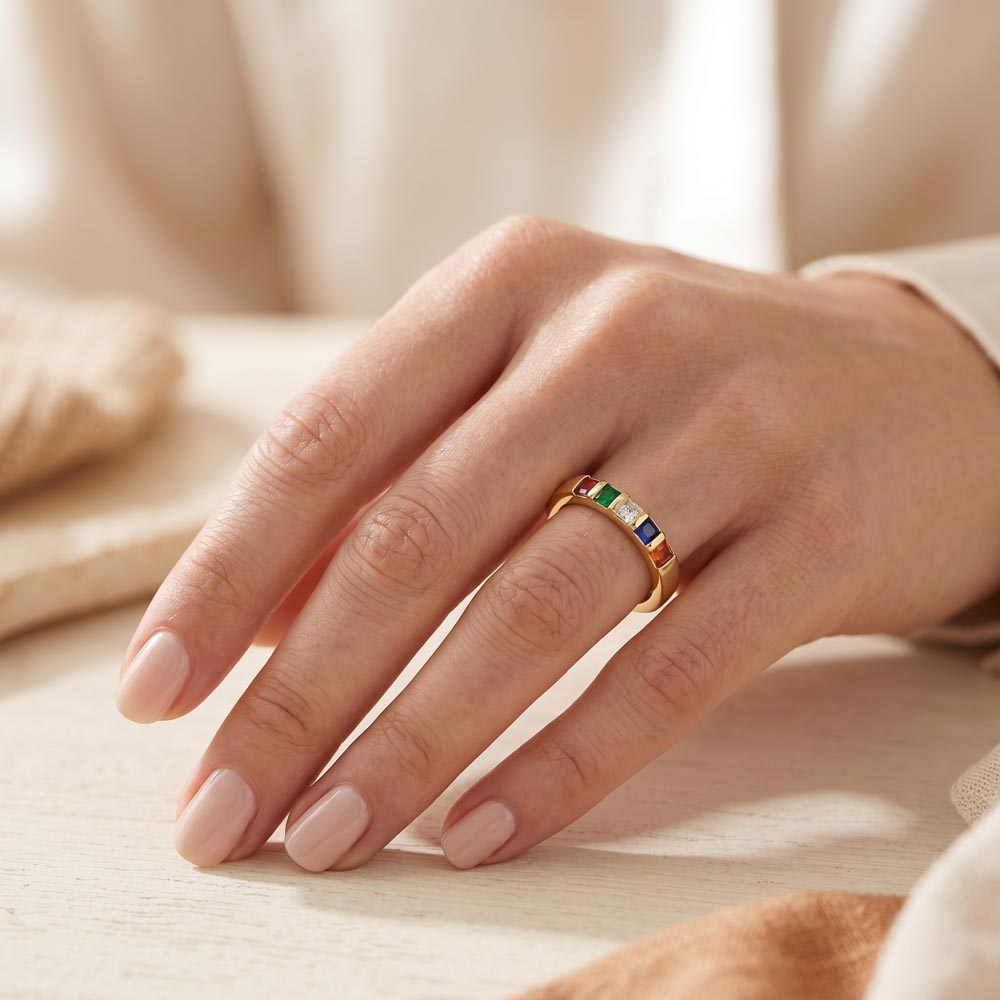 *NEW* Women's Stackable Birthstone Ring