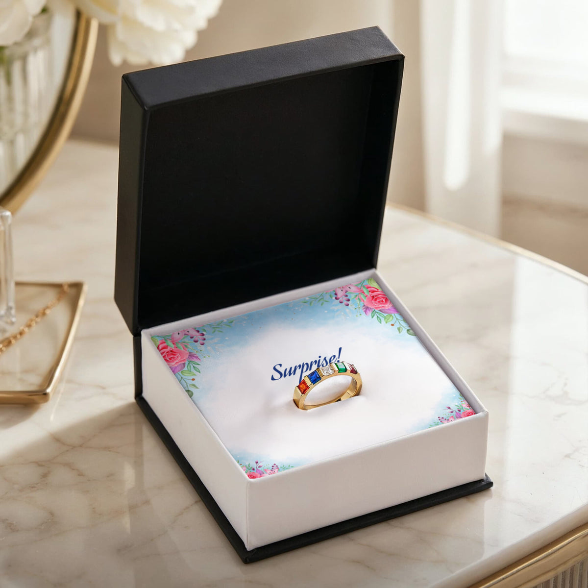 *NEW* Women's Stackable Birthstone Ring