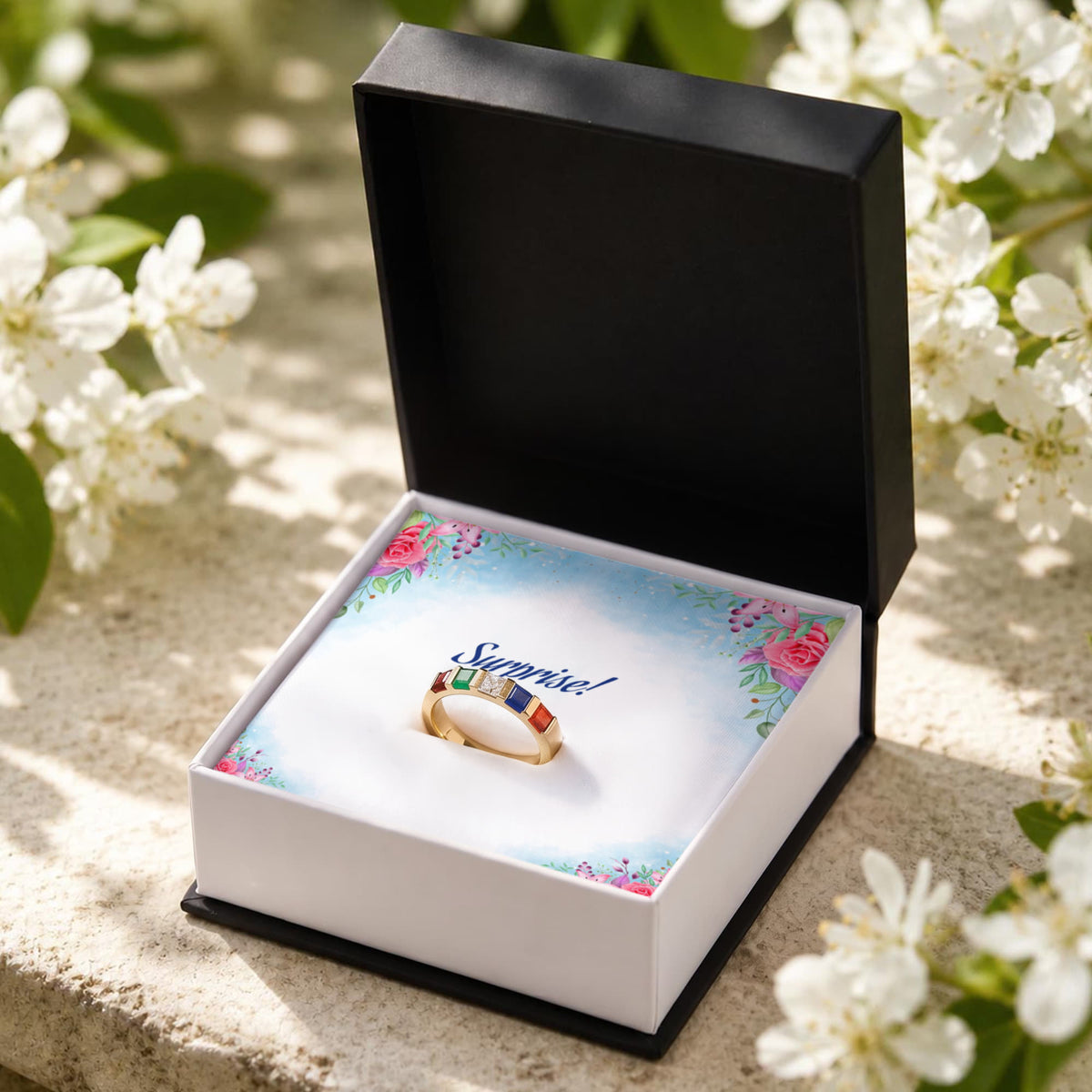 *NEW* Women's Stackable Birthstone Ring