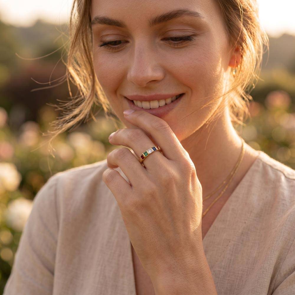 *NEW* Women's Stackable Birthstone Ring